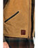 Outback Trading Co Men's Sawbuck Flannel Lined Oilskin Zip-Front Vest, , hi-res