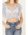 Image #2 - Free People Women's Sugar Mesh Blouse, Ivory, hi-res