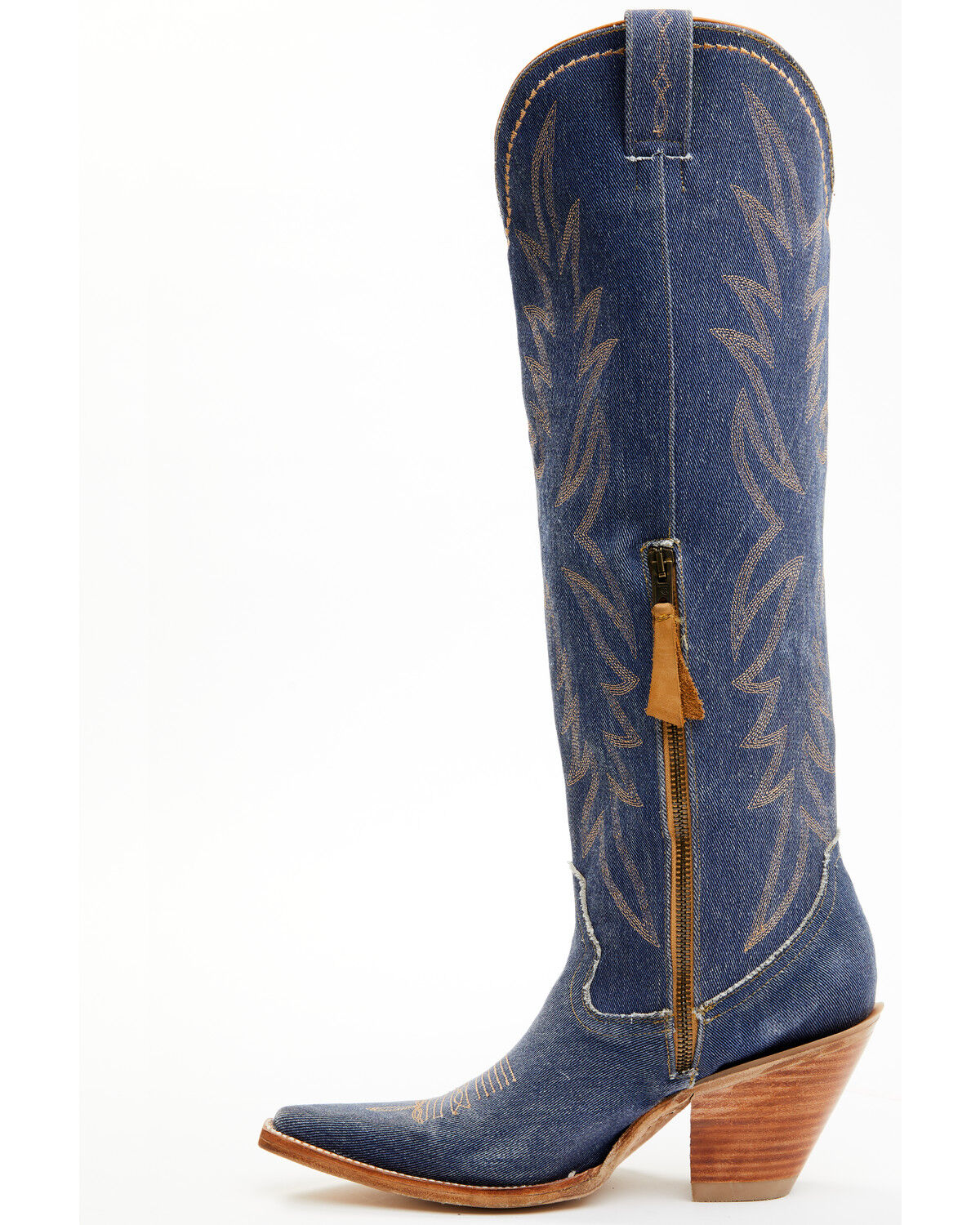 Image #3 - Idyllwind Women's Gwennie Denim Tall Western Boots - Snip Toe, , hi-res