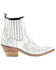 Image #2 - Liberty Black Women's Simone Classic Embroidered Booties - Snip Toe, White, hi-res
