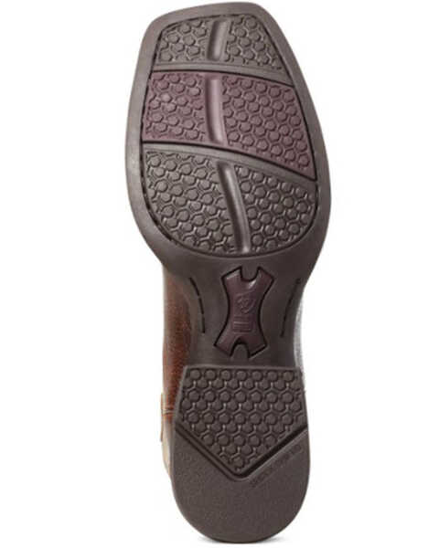 Image #5 - Ariat Men's Qualifier Western Performance Boots - Square Toe, Brown, hi-res