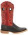 Image #2 - Durango Women's Lady Rebel Pro Crimson Western Boot - Broad Square Toe, Black/red, hi-res