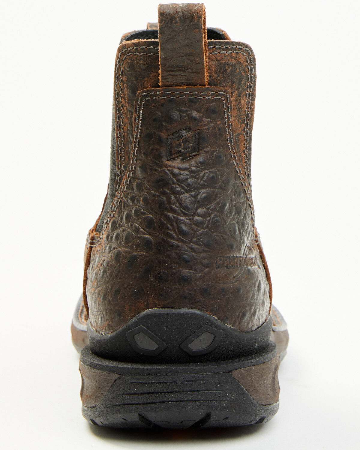 Image #5 - Double H Men's 5" Crestone Romeo Chelsea Boots - Broad Square Toe, Brown, hi-res