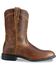 Ariat Men's Heritage Roper Cowboy Boots, Distressed, hi-res