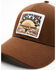 Image #2 - Cleo + Wolf Women's Brown Cord Sunset Patch Mesh-Back Ball Cap , Brown, hi-res