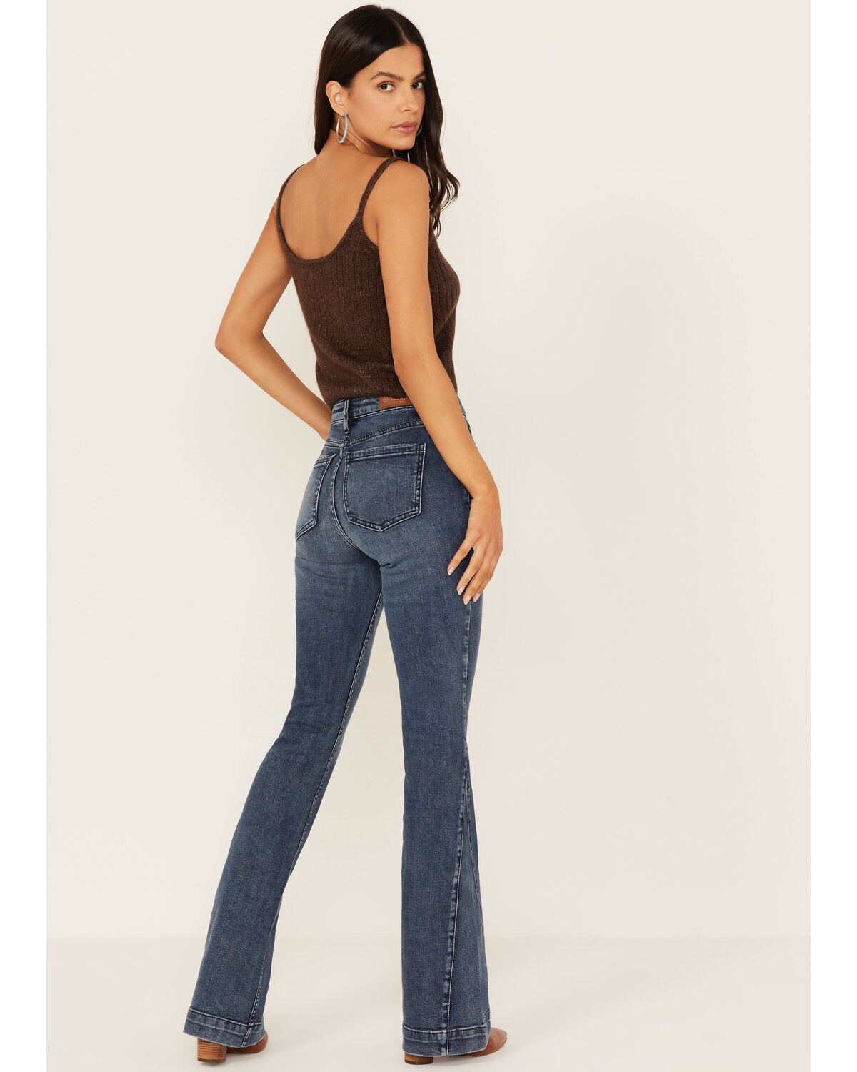 Image #3 - Shyanne Women's Oleander High Rise Bootcut Jeans, Medium Blue, hi-res