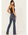 Image #3 - Shyanne Women's Oleander High Rise Bootcut Jeans, Medium Blue, hi-res