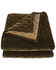 Image #2 - HiEnd Accents Green Stella Faux Silk Velvet 3-Piece King Quilt Set, Green, hi-res
