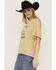 Image #2 - White Crow Women's Tennessee Whiskey Cold Shoulder Short Sleeve Graphic Tee, Mustard, hi-res