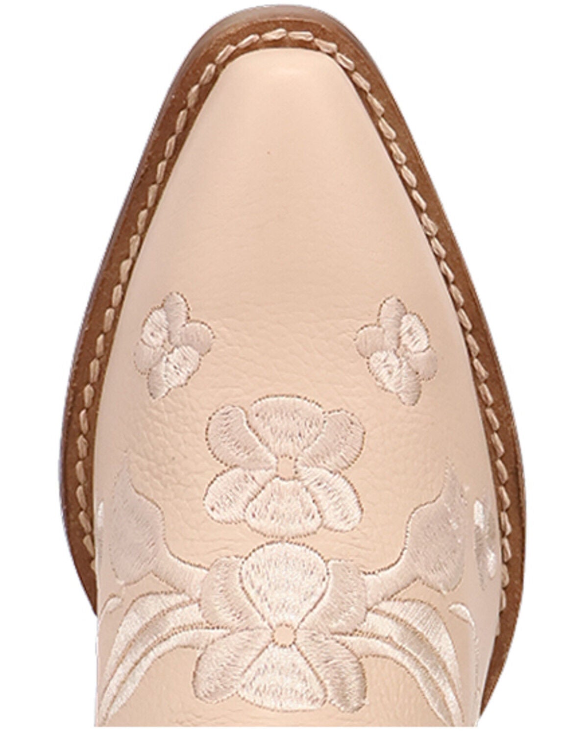 Image #6 - Dingo Women's Sweetheart Embroidered Booties - Round Toe, Sand, hi-res