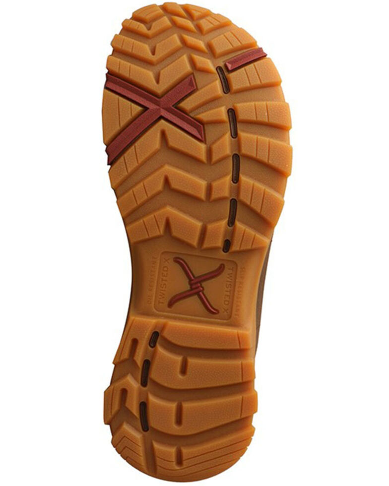 Twisted X Men's Oblique Lace-Up Work Boots - Nano Composite Toe, Brown, hi-res