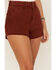 Image #2 - Idyllwind Women's Brady Frayed Hem Shorts, Brown, hi-res
