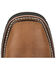 Image #6 - Justin Men's 8" Ames Pull-On Work Boots - Steel Toe, Medium Brown, hi-res