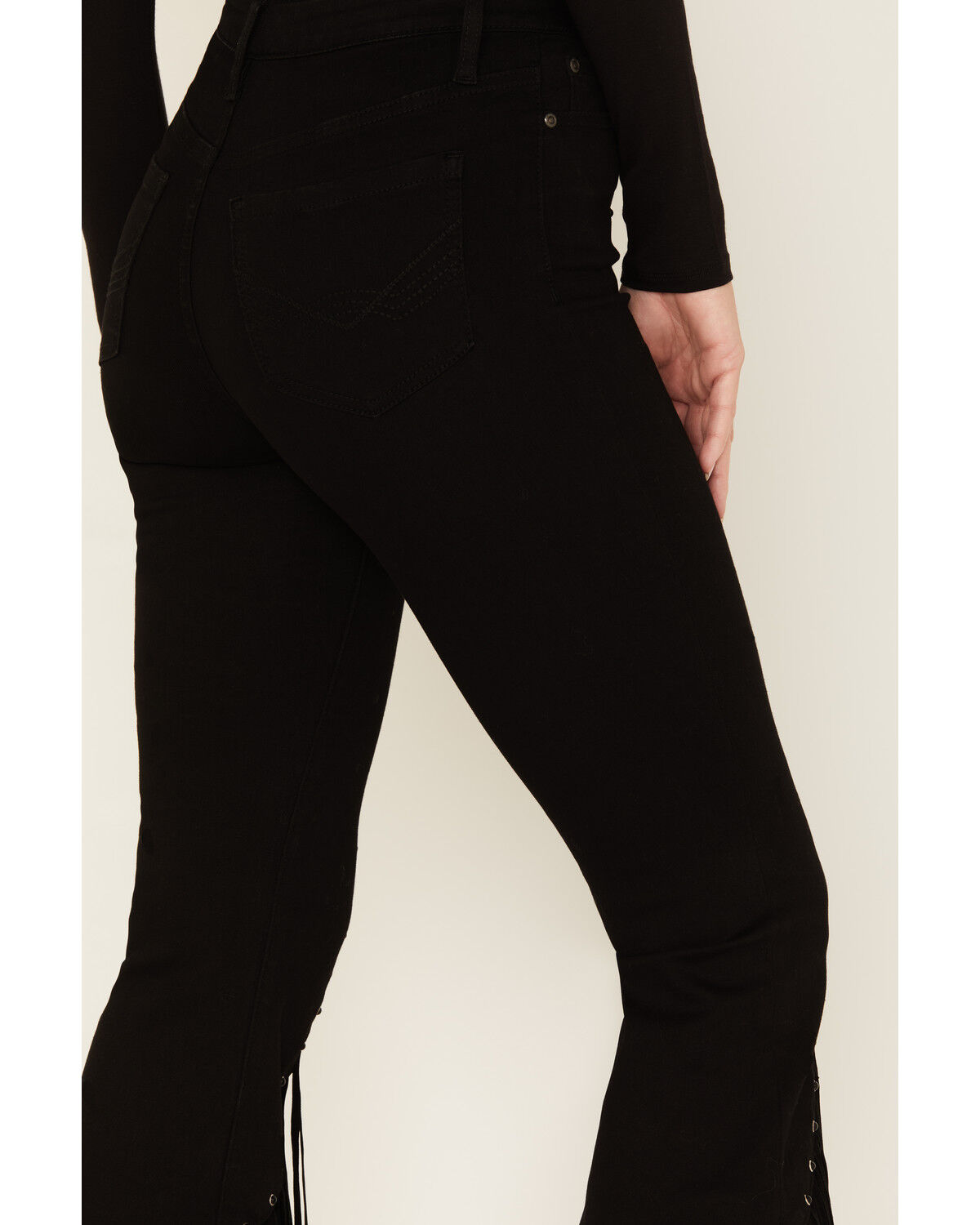 Image #4 - Idyllwind Women's Fringe & Embellished High Risin' Stretch Flare Jeans, , hi-res