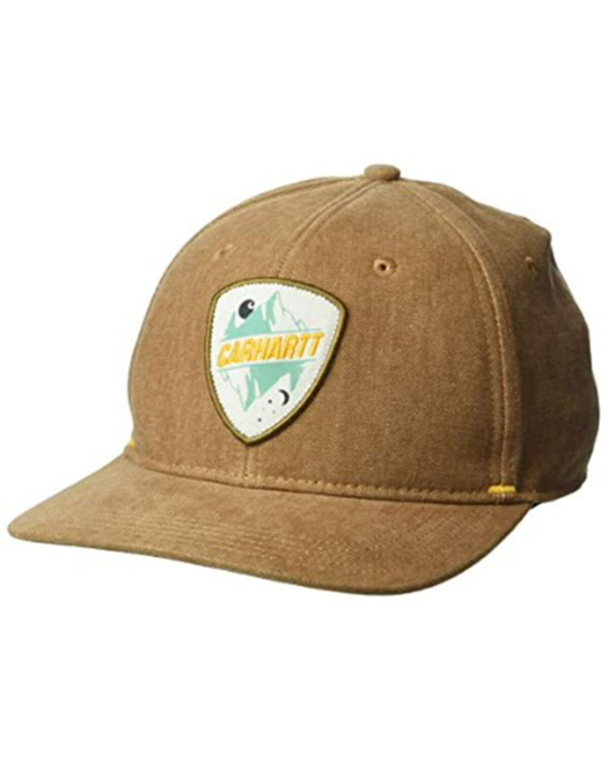 Image #1 - Carhartt Men's Outdoor Logo Patch Ball Cap, Brown, hi-res