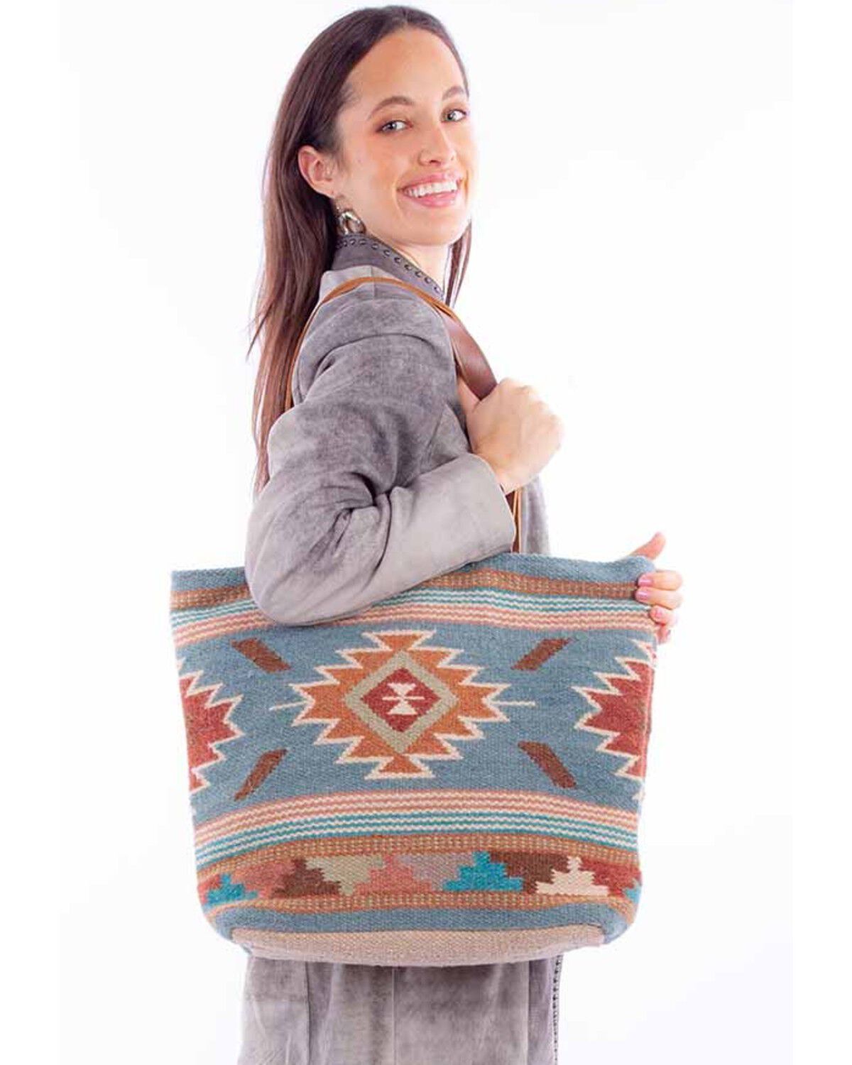 Image #1 - Scully Women's Woven Tote, Multi, hi-res