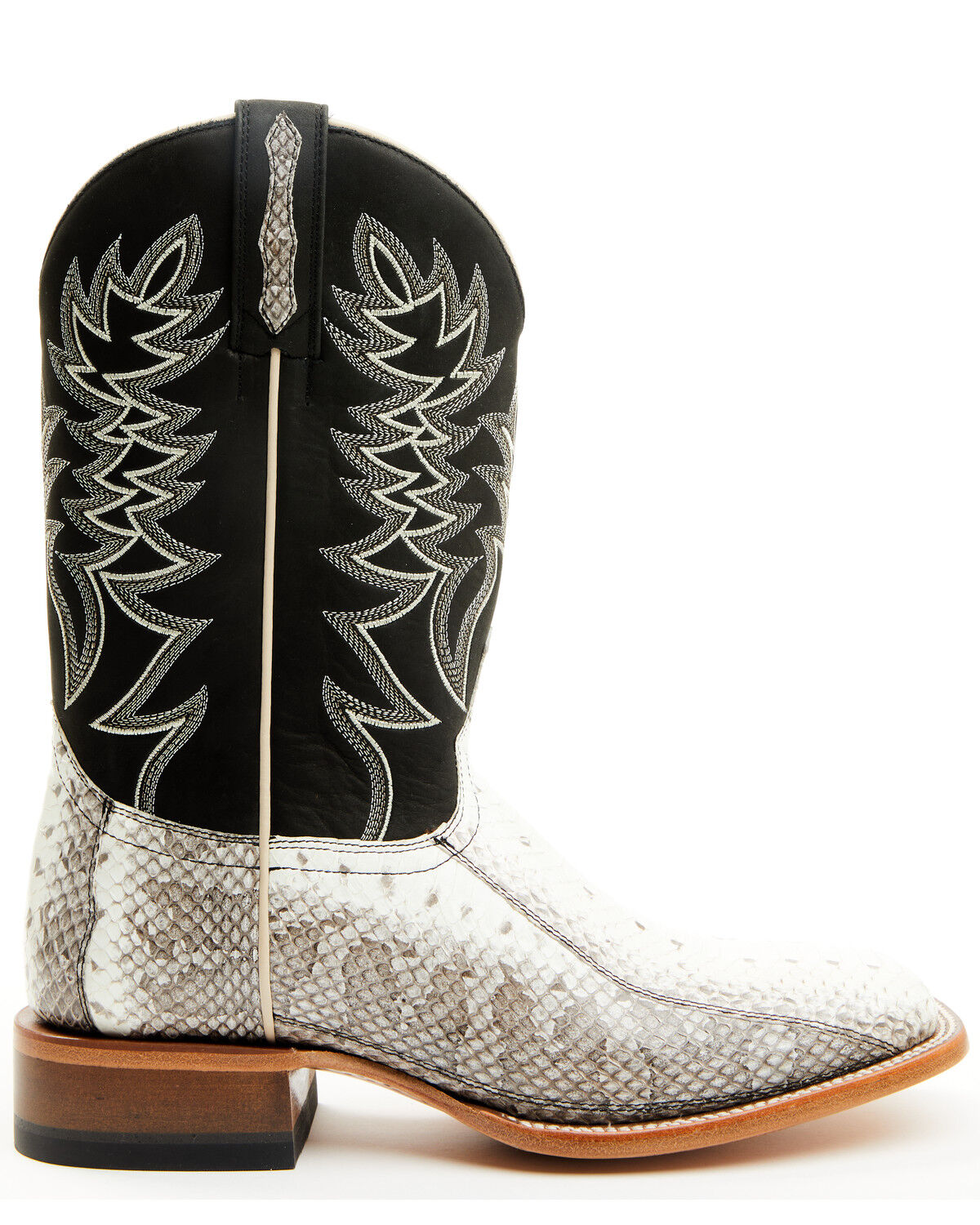 Image #2 - Cody James Men's Exotic Water Snake Back Cut Western Boots - Broad Square Toe, Natural, hi-res