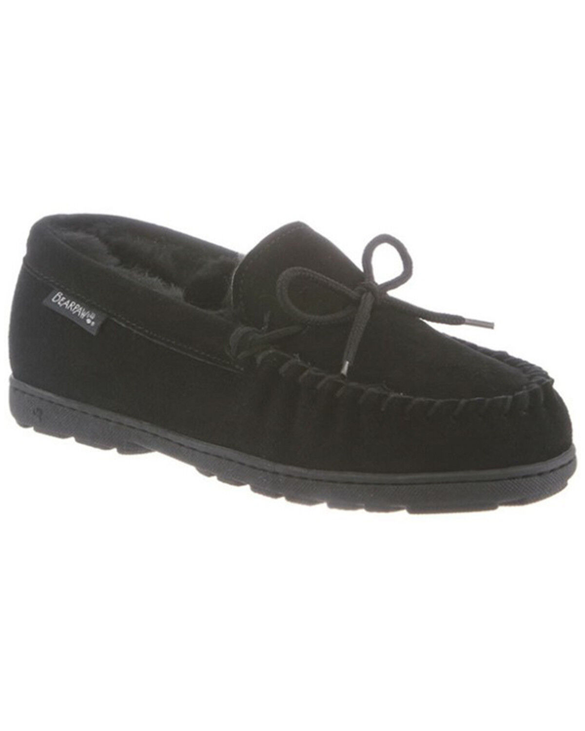 Image #1 - Bearpaw Women's Mindy Slippers, Black, hi-res