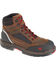 Image #1 - Wolverine Men's Overman Waterproof Carbonmax 6" Work Boots - Round Toe, Black/brown, hi-res