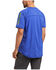 Image #2 - Ariat Men's Royal Blue Rebar Heat Fighter Logo Short Sleeve Work T-Shirt , Royal Blue, hi-res