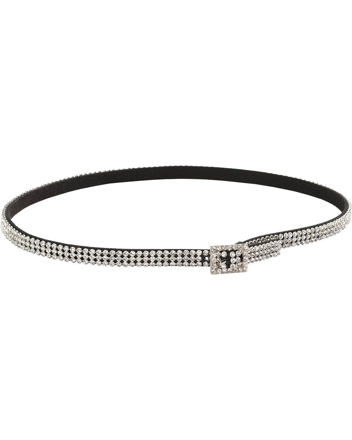Image #2 - Clear Rhinestones Hat Band, Clear, hi-res