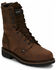 Justin Men's Drywall Waterproof Work Boots - Steel Toe, Brown, hi-res