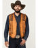 Image #4 - Kobler Leather Men's Indian Vest, Beige, hi-res