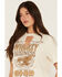 Image #2 - Idyllwind Women's Whiskey Business Short Sleeve Graphic Tee, Ivory, hi-res