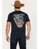 Image #3 - Cody James Men's Heal Your Soul Short Sleeve Graphic T-Shirt, Navy, hi-res