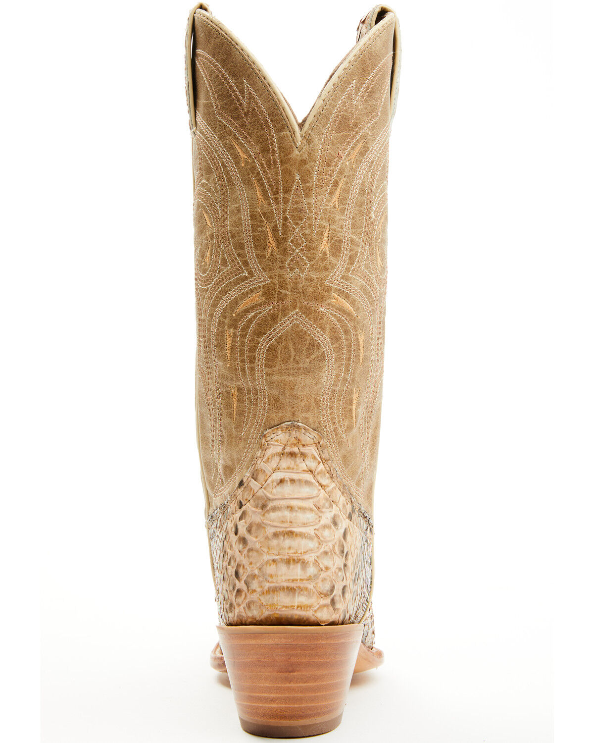 Image #5 - Shyanne Women's Annie Exotic Python Western Boots - Snip Toe, Gold, hi-res