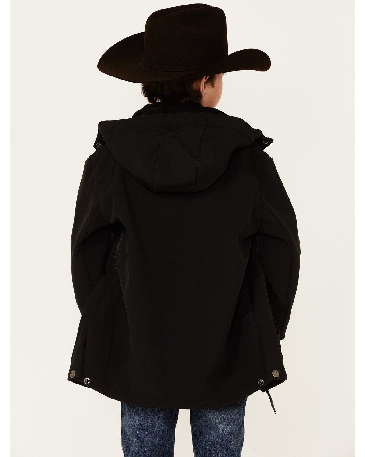 Image #3 - STS Ranchwear Boys' Black Youth Barrier Softshell Jacket , , hi-res
