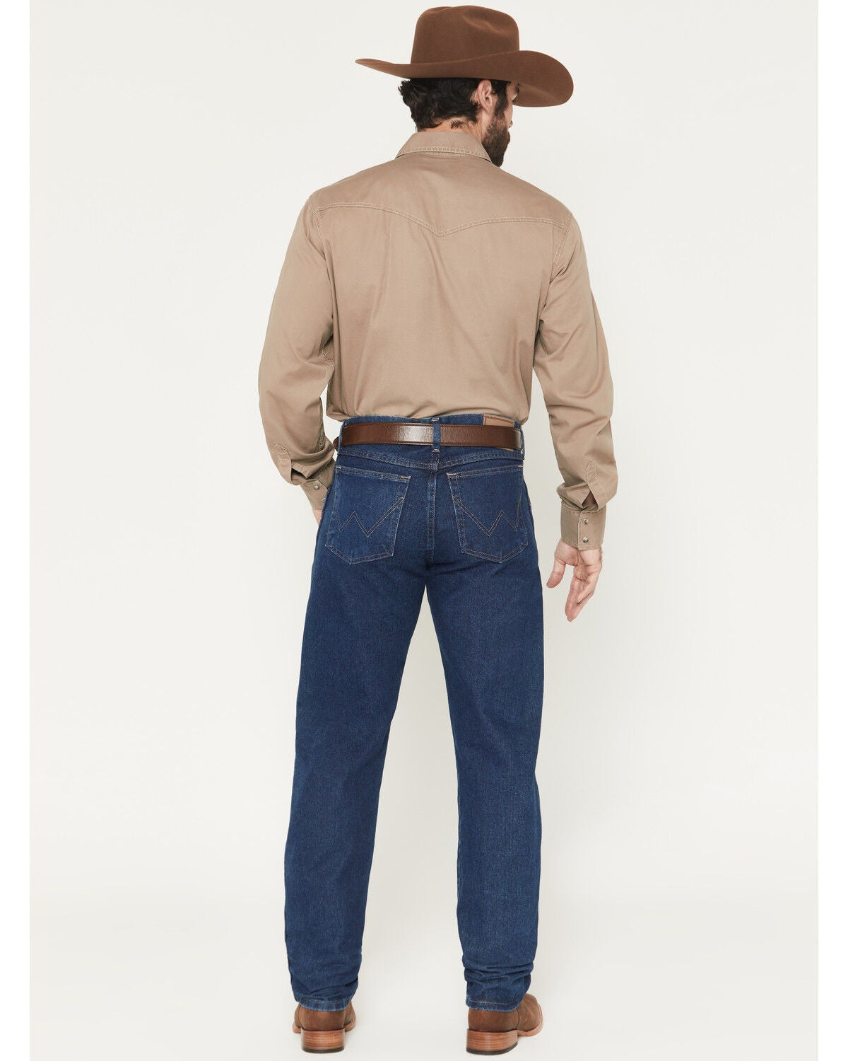 Image #3 - Wrangler Men's Rugged Wear Relaxed Fit Jeans, Ant Navy, hi-res