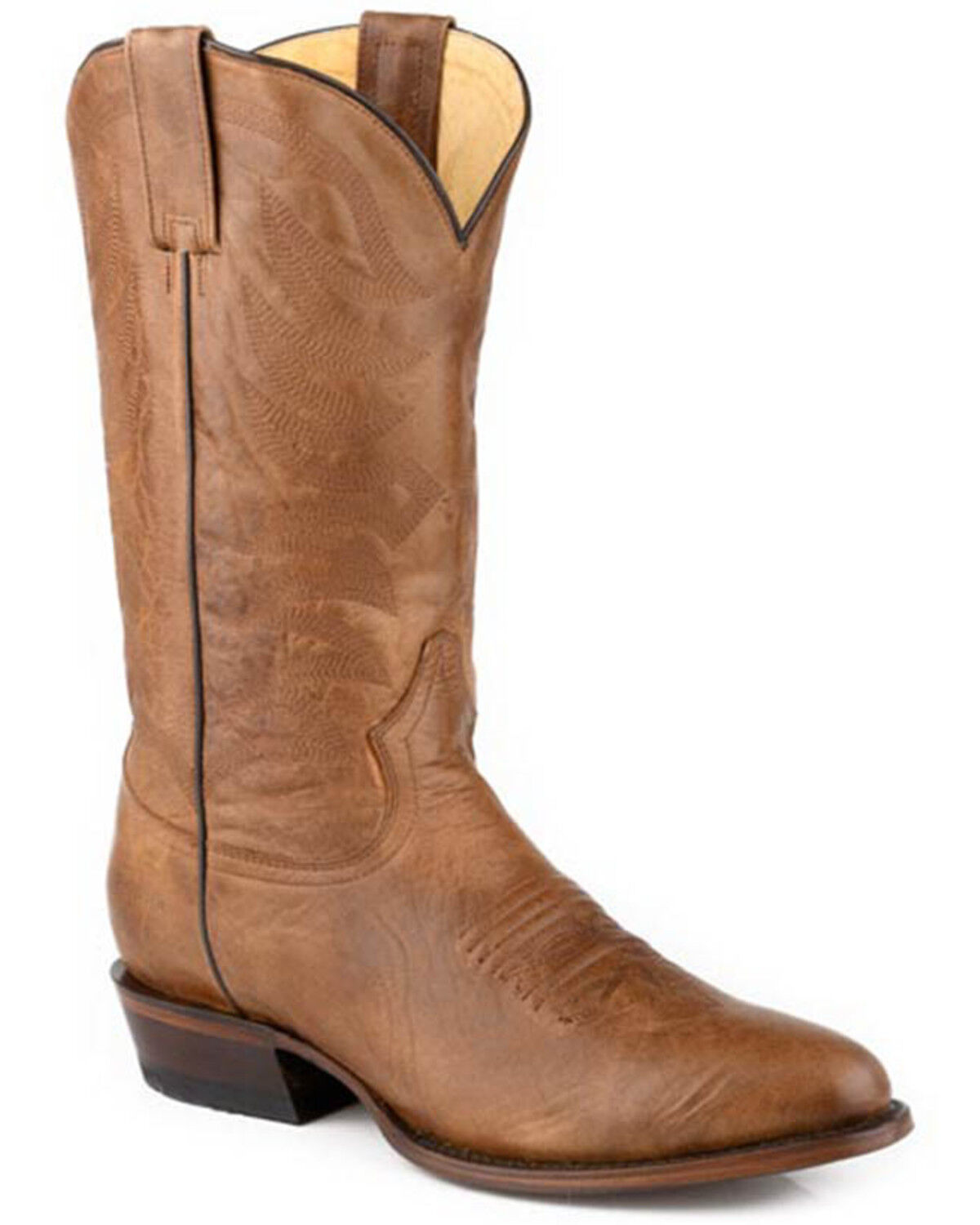 Image #1 - Roper Men's Parker Western Boots - Round Toe, Brown, hi-res