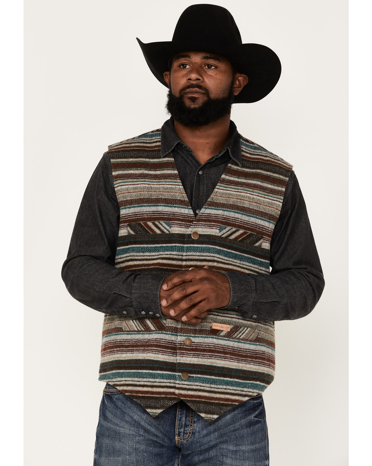 Western style clearance wool vest
