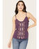 Image #1 - Shyanne Women's Beaded Cami, Purple, hi-res