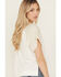 Image #2 - Kimes Ranch Women's Colorblock Short Sleeve Henley Tee, White, hi-res