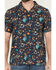 Image #3 - Cinch Men's Camp Space Cowboy Short Sleeve Button-Down Western Shirt, Navy, hi-res