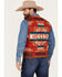 Image #4 - Pendleton Men's Gorge All-Over Print Quilted Snap Vest , Red, hi-res