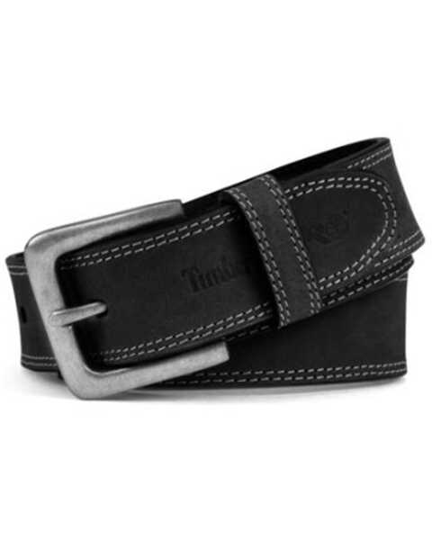 Image #1 - Timberland Pro Men's Boot Leather Belt, Black, hi-res