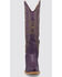 Image #3 - Black Star Women's Isabel Tall Western Boots - Snip Toe, Purple, hi-res
