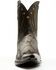 Image #4 - Corral Men's Exotic Python Overlay Short Western Boots - Snip Toe, Natural, hi-res
