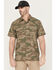 Image #1 - Dickies Men's Camo Print Short Sleeve Button-Down Performance Work Shirt, Camouflage, hi-res