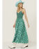 Image #3 - Free People Women's Sweet Nothings Floral Print Midi Dress , Green, hi-res