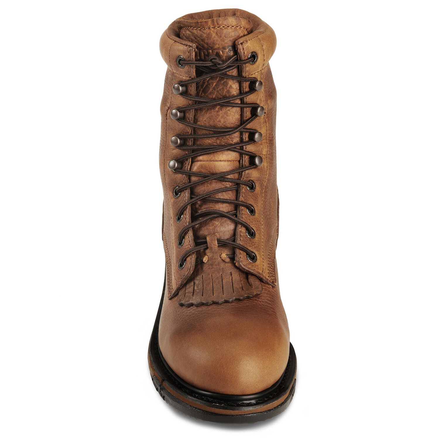 Image #4 - Rocky Men's Original Ride Lacer Waterproof Work Boots - Soft Toe, Tan, hi-res