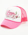 Image #1 - Shyanne Women's Cowgirl State Of Mind Ball Cap, Pink, hi-res