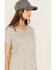 Image #2 - Ariat Women's Rebar Evolution Short Sleeve Work Tee, Dark Grey, hi-res