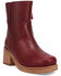 Image #1 - Dingo Women's Roxy Fashion Booties - Round Toe, Wine, hi-res