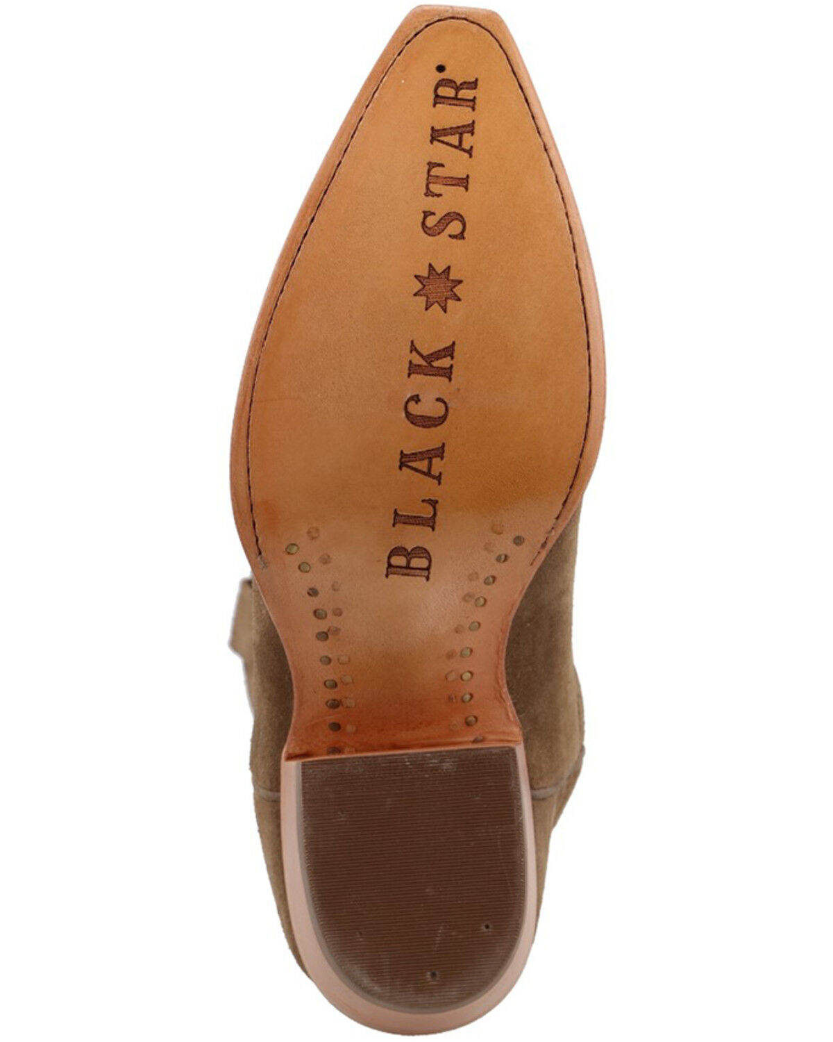 Image #7 - Black Star Women's Addison Suede Tall Western Boots - Snip Toe, Brown, hi-res