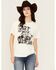 Image #1 - Shyanne Women's Dirt Flying Short Sleeve Graphic Tee, Off White, hi-res