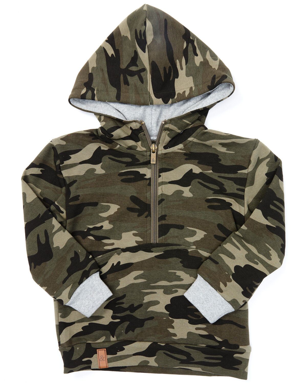 Image #1 - Ampersand Avenue Infant & Toddler Girls' Multi Camo Print 1/4 Zip Pullover, Multi, hi-res